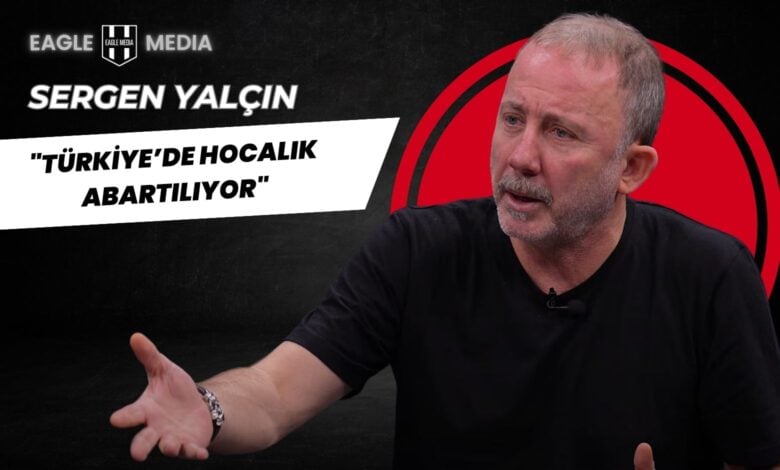 Sergen Yalçın, KAFA Sports programında Türkiye'de futbolu bırakanların hemen teknik direktör olmasını eleştirerek, "Herkes bir aceleyle hoca oluyor, sanki çok özel bir işmiş gibi" dedi. Antrenörlük algısının abartıldığını vurguladı.