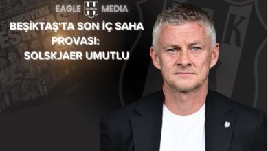 Beşiktaş teknik direktörü Ole Gunnar Solskjaer, Rizespor maçı öncesi basına umut dolu açıklamalar yaparken objektiflere böyle yansıdı.
