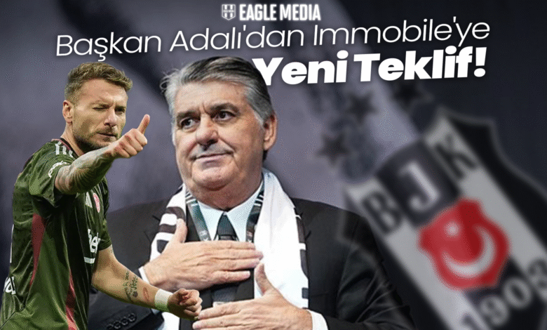 Başkan Adalı'dan Immobile'ye Yeni Teklif! 1 Ciro Immobile'nin Beşiktaş'taki geleceği ile ilgili kritik gelişme yaşandı. SportsDigitale'nin haberine göre, Başkan Serdal Adalı deneyimli golcüye ayrılık için özel bir teklif sundu. Adalı'dan Immobile'ye Yeni Teklif!