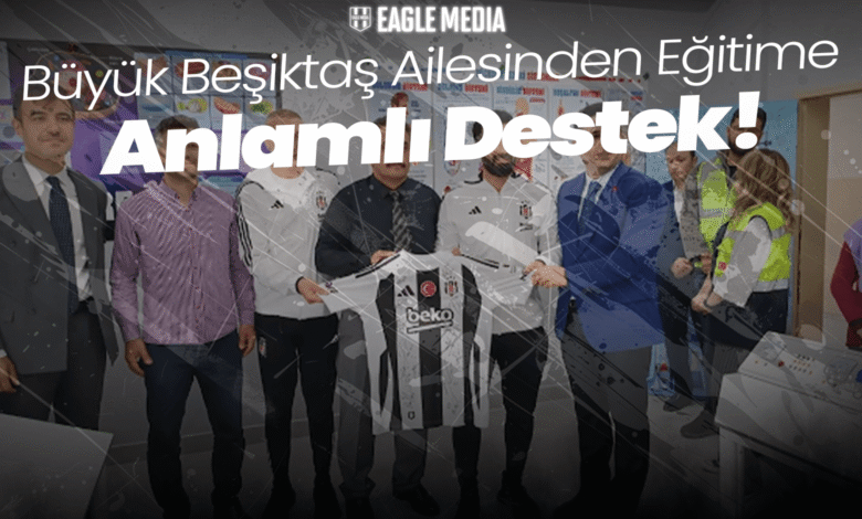 Beşiktaş'tan Anlamlı Destek