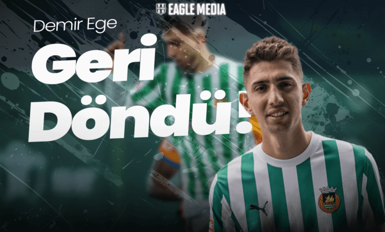Demir Ege Beşiktaş'a Döndü! Rio Ave Opsiyonu Kullanmadı! 1 Demir Ege Tıknaz, Rio Ave'nin satın alma opsiyonunu kullanmamasının ardından Beşiktaş'a geri döndü. Portekizli kulüp, genç oyuncu için yeterli teklifi bulamadığını belirterek opsiyonu aktifleştirmedi. Demir Ege Beşiktaş'a Döndü!
