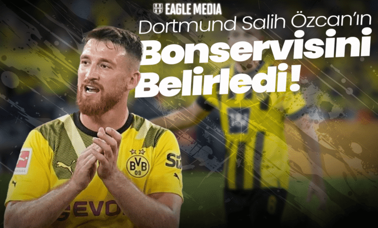 Dortmund'dan Salih Özcan İçin Net Bonservis: 5 Milyon Euro! 1 Borussia Dortmund yönetimi, Beşiktaş'ın transfer etmek istediği Salih Özcan için bonservis bedelini açıkladı. Alman devi, Türk milli futbolcu için 5 milyon Euro bonservis belirledi. Salih Özcan İçin Net Bonservis 5 Milyon Euro!