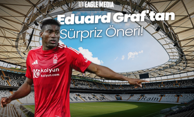 Eduard Graf'tan Sürpriz Öneri 1 Beşiktaş'ın deneyimli Şef Scout'u Eduard Graf, forvet rotasyonu için sürpriz bir isim önerdi. Teknik ekibe sunulan raporda Taiwo Awoniyi'nin profili dikkat çekti. Graf'tan Sürpriz Öneri