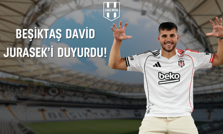 Beşiktaş David Jurásek'i Duyurdu! 1 Beşiktaş, yeni sezonun ilk transferini resmen gerçekleştirdi. Siyah-beyazlı ekip, Benfica forması giyen sol bek David Jurasek’i renklerine bağladı. Beşiktaş, yeni sezonun ilk transferini resmen gerçekleştirdi. Siyah-beyazlı ekip, Benfica forması giyen sol bek David Jurasek’i renklerine bağladı.