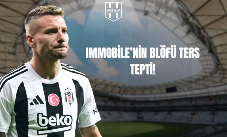 RESTE REST! BLÖF TERS TEPTİ 1 Kısa süre içinde Beşiktaş’la vedalaşıp İtalya’ya dönmesi beklenen Ciro Immobile’nin ayrılık sürecinde dikkat çekici gelişmeler yaşanıyor. Oyuncunun kulüple yürüttüğü pazarlık trafiği, taraflar arasında adeta bir taktik savaşına dönüştü. Kısa süre içinde Beşiktaş’la vedalaşıp İtalya’ya dönmesi beklenen Ciro Immobile’nin ayrılık sürecinde dikkat çekici gelişmeler yaşanıyor. Oyuncunun kulüple yürüttüğü pazarlık trafiği, taraflar arasında adeta bir taktik savaşına dönüştü.