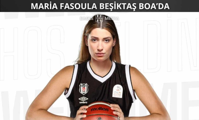 Beşiktaş BOA Kadın Basketbol Takımı, 2025/26 sezonu transfer çalışmaları kapsamında Yunan basketbolcu Maria Fasoula ile sözleşme imzaladığını duyurdu. Profesyonel kariyerine 2013 yılında Yunanistan ekibi Proteas ile başlayan 27 yaşındaki oyuncunun, pivot pozisyonunda görev yaptığı belirtildi. Kulüp, Maria Fasoula’ya “Beşiktaş ailesine hoş geldin” diyerek, siyah-beyazlı formayla üstün başarılar dilediğini açıkladı.