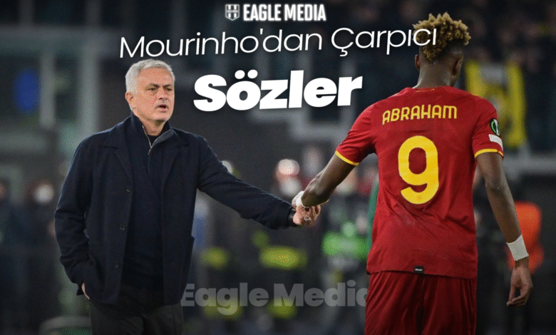 Mourinho'dan Çarpıcı Abraham Sözleri 1 Mourinho’dan Abraham İçin Milli Takım Çağrısı: “Eğer hâlâ görmüyorsa, ülke değiştirsin” Mourinho'dan Çarpıcı Sözler