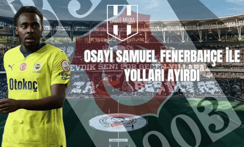 Osayi Samuel Fenerbahçe İle Yolları Ayırdı 1 Fenerbahçe, gelecek sezonun kadro yapılanmasına dair önemli bir adım attı. Sarı-lacivertli ekip, uzun süredir takımda forma giyen Bright Osayi-Samuel ile yollarını ayırmaya hazırlanıyor. OSAYİ SAMUEL FENERBAHÇE İLE YOLLARI AYIRD
