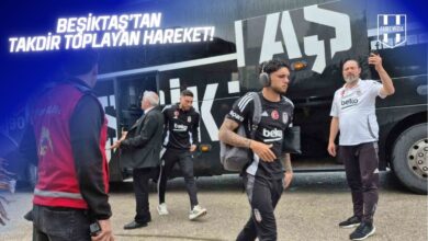 Beşiktaş futbolcuları, Bodrum FK maçı sonrası takım otobüsüne binerken; siyah antrenman kıyafetleri içinde, soyunma odasını tertemiz bırakmalarıyla gündeme geldiler.