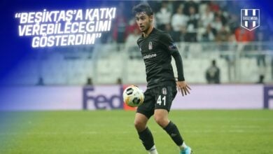 Beşiktaş formasıyla sahada top süren genç futbolcu Kartal Kayra Yılmaz, "Beşiktaş’a katkı verebileceğimi gösterdim" sözüyle öne çıkıyor.
