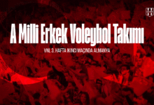 A Milli Erkek Voleybol Takımı VNL 3. hafta ikinci maçında Almanya