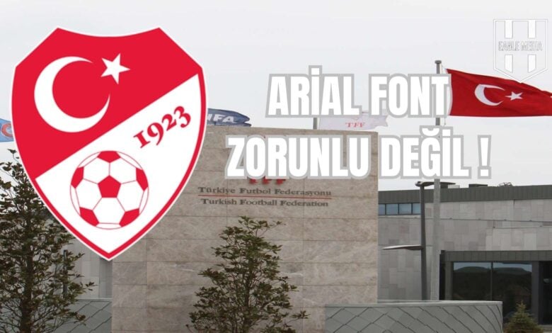 ARİAL FONT ZORUNLU DEĞİL !