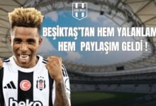 BEŞİKTAŞ’TAN HEM YALANLAMA HEM PAYLAŞIM GELDİ !