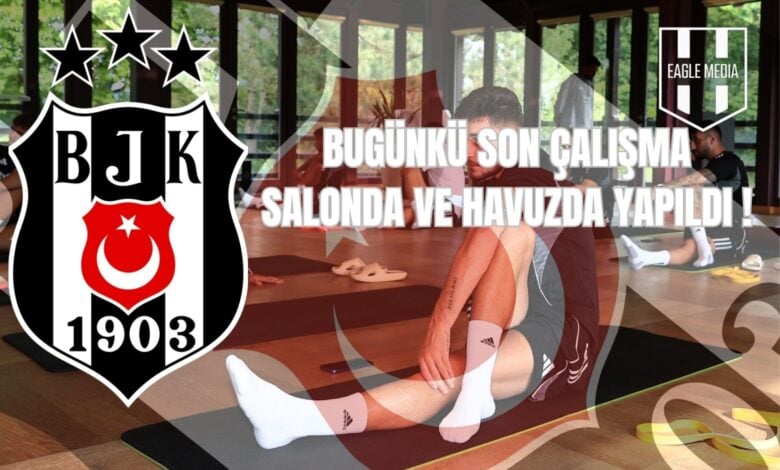 BUGÜNKÜ SON ÇALIŞMA SALONDA VE HAVUZDA YAPILDI !
