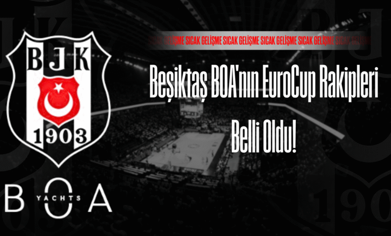 Beşiktaş BOA'nın EuroCup Rakipleri Belli Oldu
