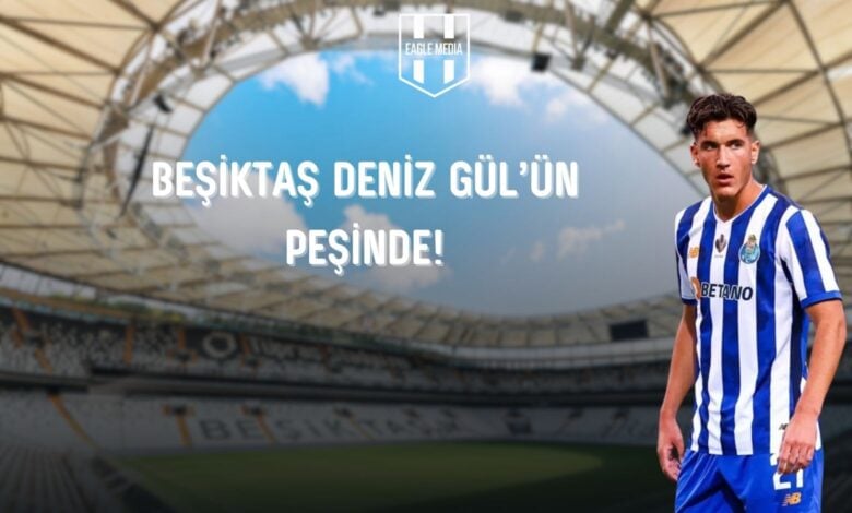 Beşiktaş, Porto'dan Ayrılmaya Hazırlanan Deniz Gül İçin Teklif Peşinde 1 Beşiktaş yönetimi, Porto'dan ayrılması beklenen Deniz Gül için transfer görüşmelerine başladı. Portekiz kulübü, genç oyuncusu için 5 milyon Euro'luk bir bonservis bedeli belirledi. Beşiktaş ise bu durumu dikkatle izliyor ve oyuncuya olan ilgisini sürdürüyor. Beşiktaş Deniz Gül'ün Peşinde!