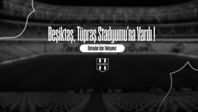 Beşiktaş, Tüpraş Stadyumu'na Vardı !