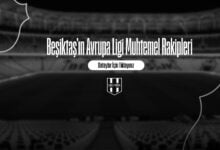 Beşiktaş'ın Avrupa Ligi Muhtemel Rakipleri