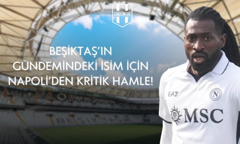 Beşiktaş’ın Gündemindeki İsim İçin Napoli’den Kritik Hamle! 1 Beşiktaş’ın orta saha transferi için gündeme gelen yıldız isimle ilgili İtalya’dan dikkat çeken bir gelişme yaşandı. Napoli’nin merkez orta sahadaki kilit oyuncularından biri olan Zambo Anguissa için aldığı karar, siyah-beyazlıların bu transferdeki şansını önemli ölçüde etkileyebilir. Avrupa'da birçok kulübün radarına giren Kamerunlu oyuncu için yapılan bu hamle, transfer piyasasında dengeleri değiştirebilir. Beşiktaş'ın Gündemindeki İsim İçin Napoli'den Kritik Hamle!