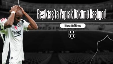 Beşiktaş'ta Yaprak Dökümü Başlıyor!