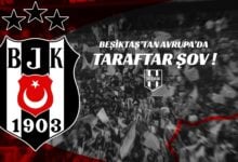 Beşiktaş’tan Avrupa’da Taraftar Şovu!