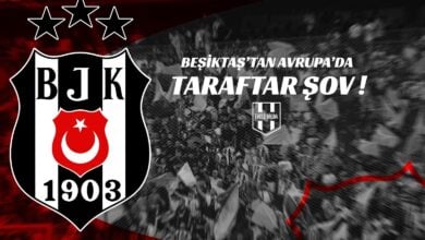 Beşiktaş’tan Avrupa’da Taraftar Şovu!