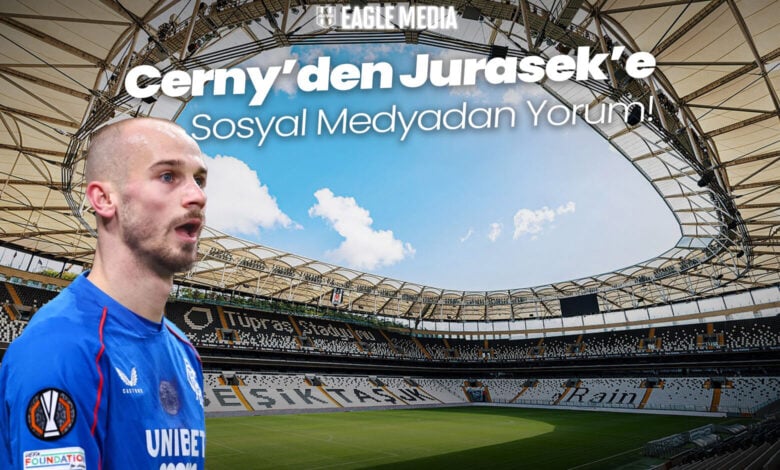 Cerny'den Beşiktaş'lı Jurasek'e Sosyal Medyadan Yorum! 1 Beşiktaş'a transfer olan sol bek David Jurasek'in sosyal medya hesabından yaptığı paylaşımın altında, vatandaşı Vaclav Cerny'nin yorum yapması dikkat çekti. Rangers forması giyen 27 yaşındaki sağ kanat oyuncusu, kaslarını gösteren emoji ile yorum atarak Jurasek'i desteklediğini gösterdi. Cerny'den Jurasek'e Yorum
