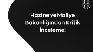 Hazine ve Maliye Bakanlığından Kritik İnceleme!