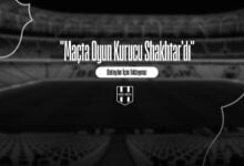 "Maçta Oyun Kurucu Shakhtar'dı"