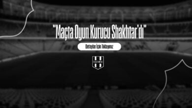 "Maçta Oyun Kurucu Shakhtar'dı"