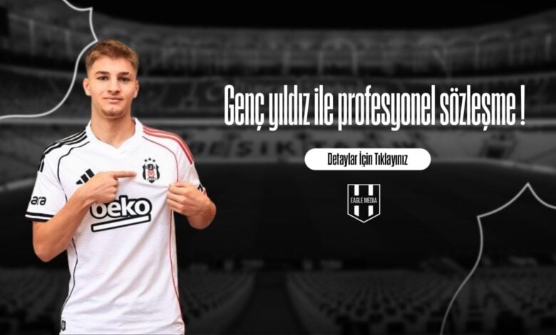 Genç yıldız ile profesyonel sözleşme !