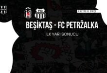 Hazırlık Maçı Beşiktaş - Petrzalka ilk yarı sonucu
