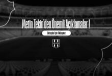 Metin Tekin'den Önemli Açıklamalar !