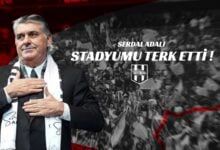 Serdal Adalı Stadyumu Terk etti!