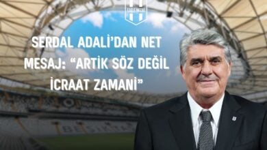 Serdal Adali'Dan Net Mesaj Artik Söz Değil İcraat Zamani
