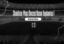 Shakhtar Maçı Öncesi Basın Toplantısı !