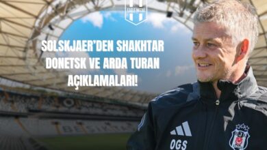 Solskjaer'Den Shakhtar Donetsk Ve Arda Turan Açıklamaları!