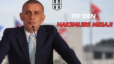 TFF'den Hakemlere Mesaj