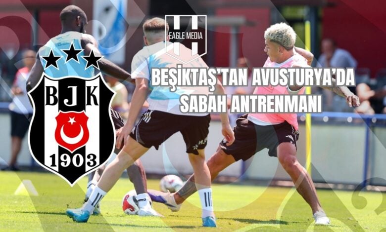 Beşiktaş'tan Avusturya'da Sabah Antrenmanı 1 Yeni sezon hazırlıklarını sürdüren Beşiktaş, kamp çalışmaları için bulunduğu Avusturya’dan yeni bir paylaşım yaptı. Siyah-beyazlı kulüp, sabah saatlerinde gerçekleştirilen antrenmana dair fotoğrafları resmi sosyal medya hesaplarından yayınladı. Beşiktaş'tan Avusturya'da Sabah Antrenmanı