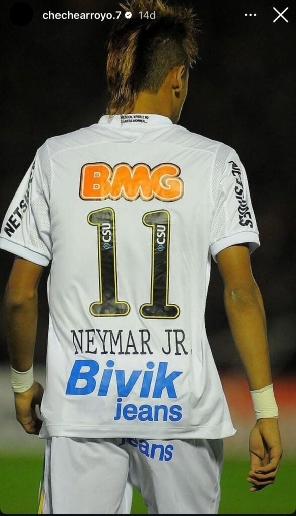Arroyo'nun, 11 numaralı Neymar paylaşımı
Keny Arroyo