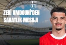 Zeki Amdouni’den Sakatlık Mesajı