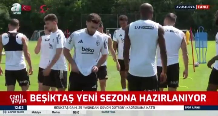 Beşiktaş’ın Yeni Yıldızı İlk Kez Sahaya Çıktı
