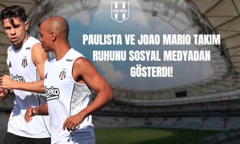 Beşiktaş, Gabriel Paulista ve Joao Mario ile Yeni Bir ‘Muhabbet’ Başlatıyor! 1 Beşiktaş’ta yeni sezon hazırlıkları başlarken, Gabriel Paulista ve Joao Mario, takımın havasına hızla uyum sağladı. İki oyuncu da sosyal medyada birbirlerine “Muhabbet” temalı eğlenceli paylaşımlarda bulundu Beşiktaş, Gabriel Paulista ve Joao Mario ile Yeni Bir ‘Muhabbet’ Başlatıyor!