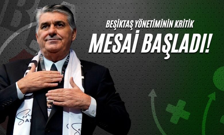 Beşiktaş Yönetiminin Kritik Mesaisi Başladı!