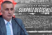 Beşiktaş'ın 19. Hafta Maçına Sürpriz Değişiklik!