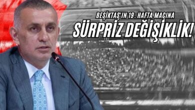 Beşiktaş'ın 19. Hafta Maçına Sürpriz Değişiklik!