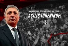 Beşiktaş’ın 2. Başkanı Ahmet Nur Çebi İle Açılış Töreninde!