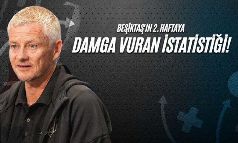 Beşiktaş'ın 2. Haftaya Damga Vuran İstatistiği!