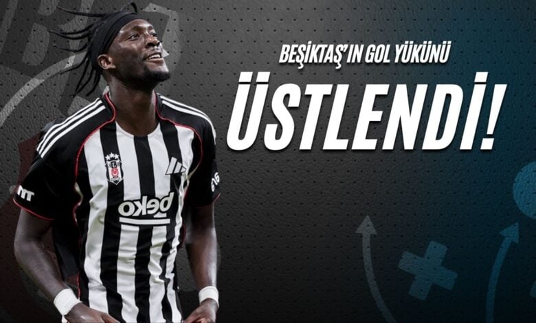 Beşiktaş’ın Gol Yükünü Üstlendi!