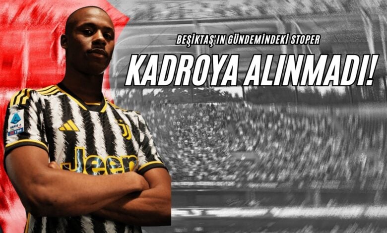 Beşiktaş'ın Gündemindeki Stoper Kadroya Alınmadı!